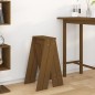 vidaXL Taburetes 2 uds madera maciza de pino marrón miel 40x40x75 cm