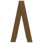 vidaXL Taburetes 2 uds madera maciza de pino marrón miel 40x40x75 cm