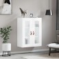 vidaXL Armario de pared blanco brillante 69,5x34x90 cm vidaXL Armario de pared blanco brillante 69,5x34x90 cm