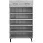 vidaXL Mueble zapatero madera contrachapada gris Sonoma 60x35x105 cm vidaXL Mueble zapatero madera contrachapada gris Sonoma 60x35x105 cm