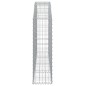 vidaXL Cesta gaviones forma arco hierro galvanizado 200x30x100/120 cm vidaXL Cesta gaviones forma arco hierro galvanizado 200x30x100/120 cm