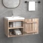 vidaXL Armario de baño de pared madera maciza de teca 41x38x40 cm vidaXL Armario de baño de pared madera maciza de teca 41x38x40 cm