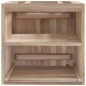 vidaXL Armario de baño de pared madera maciza de teca 41x38x40 cm vidaXL Armario de baño de pared madera maciza de teca 41x38x40 cm