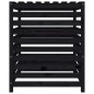 vidaXL Compostador de madera maciza de pino negro 82,5x82,5x99,5 cm vidaXL Compostador de madera maciza de pino negro 82,5x82,5x99,5 cm