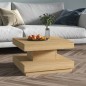 vidaXL Mesa de centro de MDF marrón claro 60x60x35 cm vidaXL Mesa de centro de MDF marrón claro 60x60x35 cm