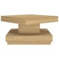 vidaXL Mesa de centro de MDF marrón claro 60x60x35 cm vidaXL Mesa de centro de MDF marrón claro 60x60x35 cm