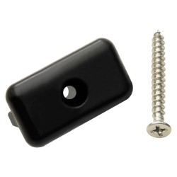 vidaXL Clips de plataforma con tornillos 200 uds plástico acero inox