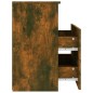 vidaXL Mesitas de noche 2 uds color roble ahumado 50x32x60 cm vidaXL Mesitas de noche 2 uds color roble ahumado 50x32x60 cm
