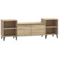 vidaXL Mueble para TV madera contrachapada roble Sonoma 160x35x55 cm vidaXL Mueble para TV madera contrachapada roble Sonoma 160x35x55 cm