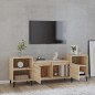 vidaXL Mueble para TV madera contrachapada roble Sonoma 160x35x55 cm vidaXL Mueble para TV madera contrachapada roble Sonoma 160x35x55 cm