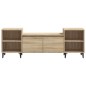 vidaXL Mueble para TV madera contrachapada roble Sonoma 160x35x55 cm vidaXL Mueble para TV madera contrachapada roble Sonoma 160x35x55 cm