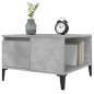 vidaXL Mesa de centro madera contrachapada gris hormigón 55x55x36,5 cm vidaXL Mesa de centro madera contrachapada gris hormigón 55x55x36,5 cm