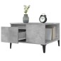 vidaXL Mesa de centro madera contrachapada gris hormigón 55x55x36,5 cm vidaXL Mesa de centro madera contrachapada gris hormigón 55x55x36,5 cm
