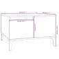 vidaXL Mesa de centro madera contrachapada gris hormigón 55x55x36,5 cm vidaXL Mesa de centro madera contrachapada gris hormigón 55x55x36,5 cm
