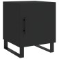 vidaXL Mesita de noche madera de ingeniería negro 40x40x50 cm vidaXL Mesita de noche madera de ingeniería negro 40x40x50 cm