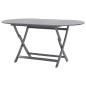 vidaXL Juego de comedor de jardín 9 pzas madera maciza de acacia gris vidaXL Juego de comedor de jardín 9 pzas madera maciza de acacia gris