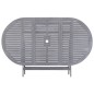 vidaXL Juego de comedor de jardín 9 pzas madera maciza de acacia gris vidaXL Juego de comedor de jardín 9 pzas madera maciza de acacia gris