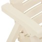 vidaXL Sillas de jardín 2 unidades plástico blanco vidaXL Sillas de jardín 2 unidades plástico blanco