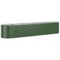 vidaXL Jardinera arriate acero recubrimiento polvo verde 368x80x68 cm vidaXL Jardinera arriate acero recubrimiento polvo verde 368x80x68 cm