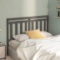 vidaXL Cabecero de cama madera maciza de pino gris 146x4x100 cm vidaXL Cabecero de cama madera maciza de pino gris 146x4x100 cm