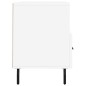 vidaXL Mueble de TV madera de ingeniería blanco 102x36x50 cm