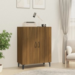 vidaXL Aparador madera contrachapada color roble marrón 70x34x90 cm