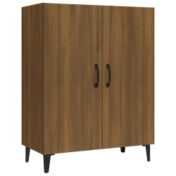 vidaXL Aparador madera contrachapada color roble marrón 70x34x90 cm