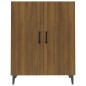 vidaXL Aparador madera contrachapada color roble marrón 70x34x90 cm vidaXL Aparador madera contrachapada color roble marrón 70x34x90 cm