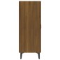 vidaXL Aparador madera contrachapada color roble marrón 70x34x90 cm vidaXL Aparador madera contrachapada color roble marrón 70x34x90 cm