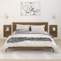 vidaXL Estantes mesitas pared 2 uds madera maciza de pino marrón miel vidaXL Estantes mesitas pared 2 uds madera maciza de pino marrón miel
