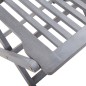 vidaXL Juego de comedor de jardín 9 pzas madera maciza de acacia gris vidaXL Juego de comedor de jardín 9 pzas madera maciza de acacia gris