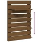 vidaXL Estantes mesitas pared 2 uds madera maciza de pino marrón miel vidaXL Estantes mesitas pared 2 uds madera maciza de pino marrón miel