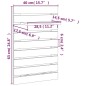 vidaXL Estantes mesitas pared 2 uds madera maciza de pino marrón miel vidaXL Estantes mesitas pared 2 uds madera maciza de pino marrón miel