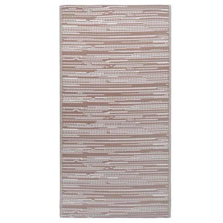 vidaXL Alfombra de exterior PP marrón 80x150 cm