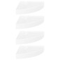 vidaXL Estante flotante de pared 4 uds MDF blanco brillo 25x25x3,8 cm vidaXL Estante flotante de pared 4 uds MDF blanco brillo 25x25x3,8 cm