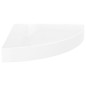 vidaXL Estante flotante de pared 4 uds MDF blanco brillo 25x25x3,8 cm vidaXL Estante flotante de pared 4 uds MDF blanco brillo 25x25x3,8 cm