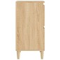 vidaXL Aparador de madera contrachapada roble Sonoma 60x35x70 cm vidaXL Aparador de madera contrachapada roble Sonoma 60x35x70 cm