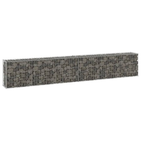vidaXL Muro de gaviones con cubiertas acero galvanizado 300x30x50 cm