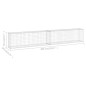 vidaXL Muro de gaviones con cubiertas acero galvanizado 300x30x50 cm vidaXL Muro de gaviones con cubiertas acero galvanizado 300x30x50 cm