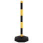 vidaXL Juego de barrera con postes y cadena plástico 10 m vidaXL Juego de barrera con postes y cadena plástico 10 m
