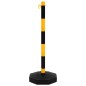 vidaXL Juego de barrera con postes y cadena plástico 10 m vidaXL Juego de barrera con postes y cadena plástico 10 m