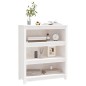 vidaXL Estantería madera maciza de pino blanca 80x35x97 cm vidaXL Estantería madera maciza de pino blanca 80x35x97 cm