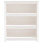 vidaXL Estantería madera maciza de pino blanca 80x35x97 cm vidaXL Estantería madera maciza de pino blanca 80x35x97 cm