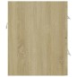 vidaXL Mueble de lavabo madera ingeniería roble Sonoma 60x38,5x48 cm vidaXL Mueble de lavabo madera ingeniería roble Sonoma 60x38,5x48 cm