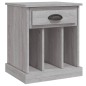 vidaXL Mesitas de noche 2 unidades gris Sonoma 43x36x50 cm