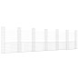 vidaXL Cesta de gaviones forma de U 2 postes de hierro 740x20x200 cm vidaXL Cesta de gaviones forma de U 2 postes de hierro 740x20x200 cm
