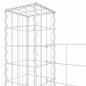 vidaXL Cesta de gaviones forma de U 2 postes de hierro 740x20x200 cm vidaXL Cesta de gaviones forma de U 2 postes de hierro 740x20x200 cm