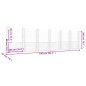 vidaXL Cesta de gaviones forma de U 2 postes de hierro 740x20x200 cm vidaXL Cesta de gaviones forma de U 2 postes de hierro 740x20x200 cm