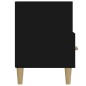 vidaXL Mueble de TV madera contrachapada negro 102x36x50 cm vidaXL Mueble de TV madera contrachapada negro 102x36x50 cm
