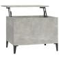 vidaXL Mesa de centro madera contrachapada gris hormigón 60x44,5x45 cm vidaXL Mesa de centro madera contrachapada gris hormigón 60x44,5x45 cm